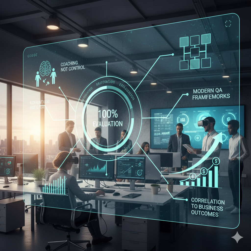 Die 2%-Lüge: Wie KI Quality Assurance von der Kontrolle zum strategischen Coaching transformiert