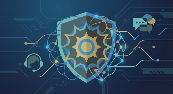 Illustration EU AI Act und Contact Center — Regulierung trifft auf Customer Experience